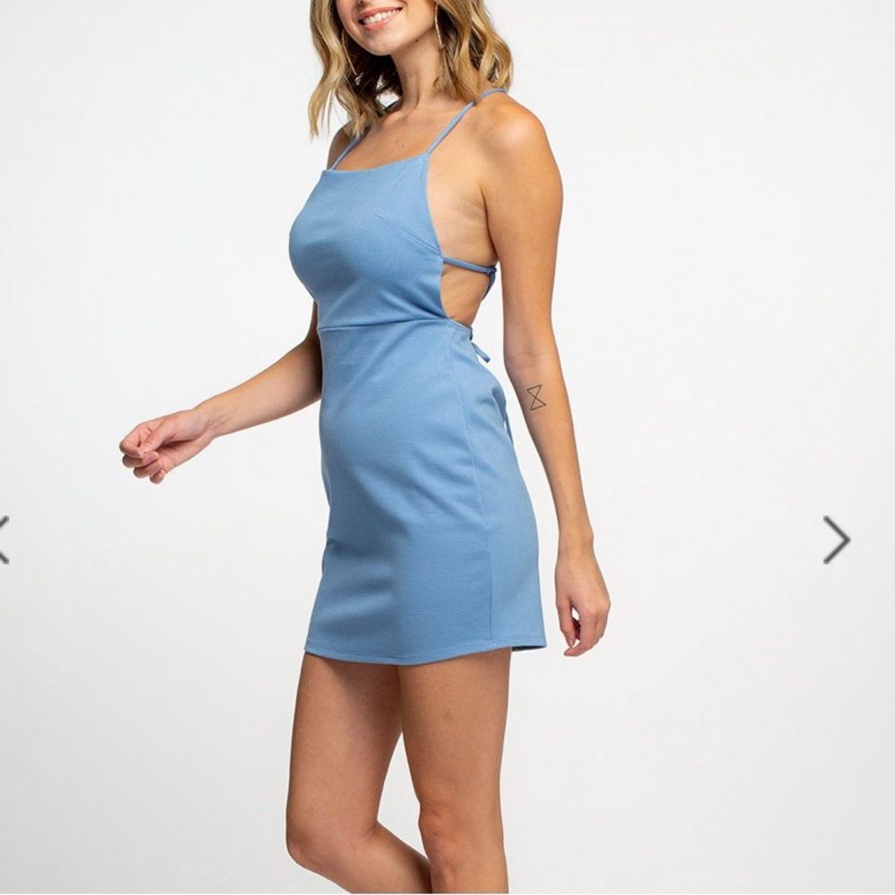 Papaya Blue dress
